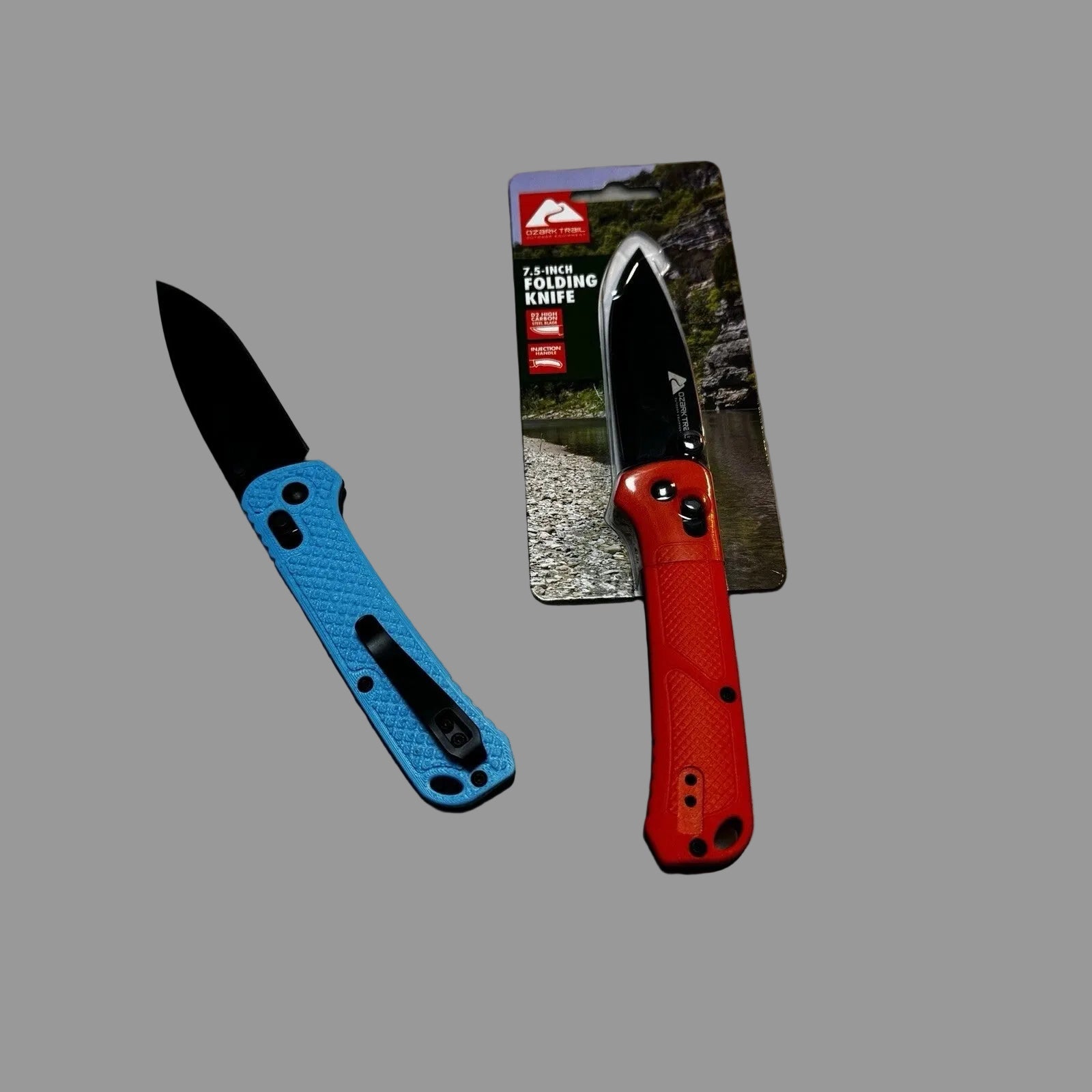 Ozark Trail 7.5 inch D2 Custom Grippy Scales (Pick Color)